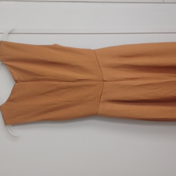 Nordstrom rock topshop satin twist drape sleevelees flare - leg jumpsuit size 0 - Picture 4 of 8